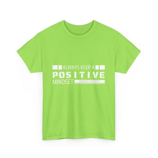 Always keep a positive mindset_Unisex Heavy Cotton Tee - Image 23