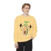 Avocado_Make it easy_Unisex Garment-Dyed Sweatshirt