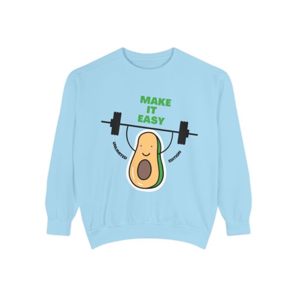 Avocado_Make it easy_Unisex Garment-Dyed Sweatshirt