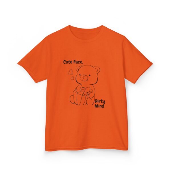 Cute Face, Dirty Mind Kids Tee - Playful, Fun, Gift for Kids, Birthday, Holiday,