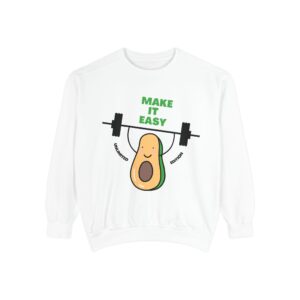 Avocado_Make it easy_Unisex Garment-Dyed Sweatshirt