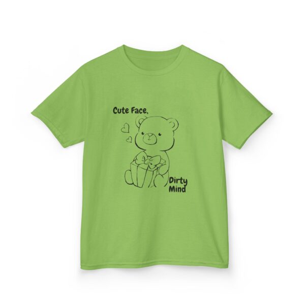 Cute Face, Dirty Mind Kids Tee - Playful, Fun, Gift for Kids, Birthday, Holiday,